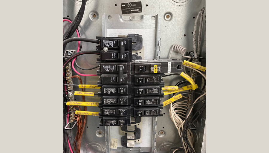 100Amp Panel Open Lg